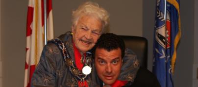 Mayor McCallion and Rick Mercer