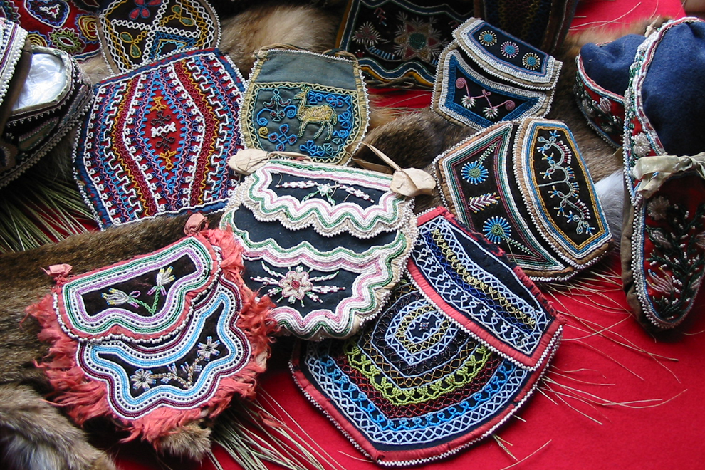 pieces Indigenous beadwork