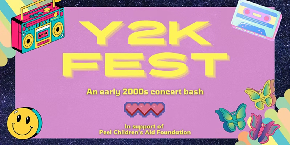 Event graphic for Y2K Fest.