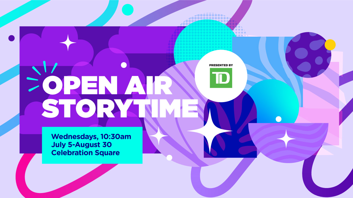 Event poster for Open Air Story Time