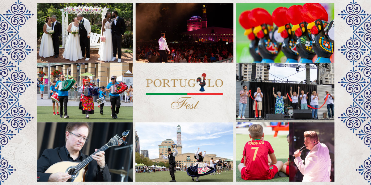 A collage of photos from Portugalo Fest