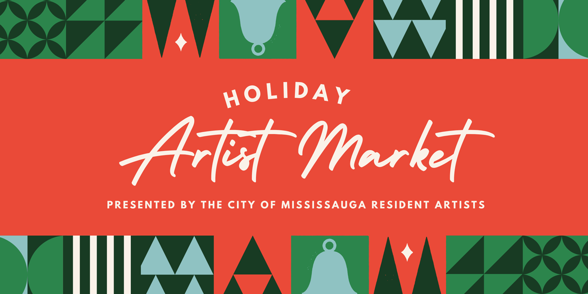 Event graphic Holiday Artist Market.