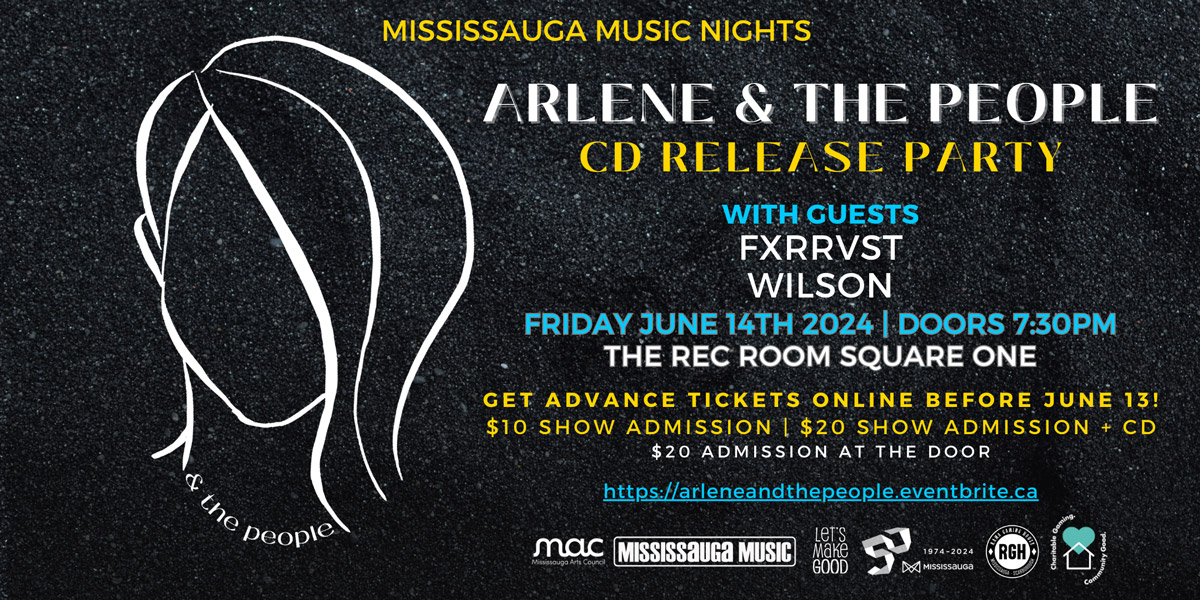 Arlene & The People EP Release event poster