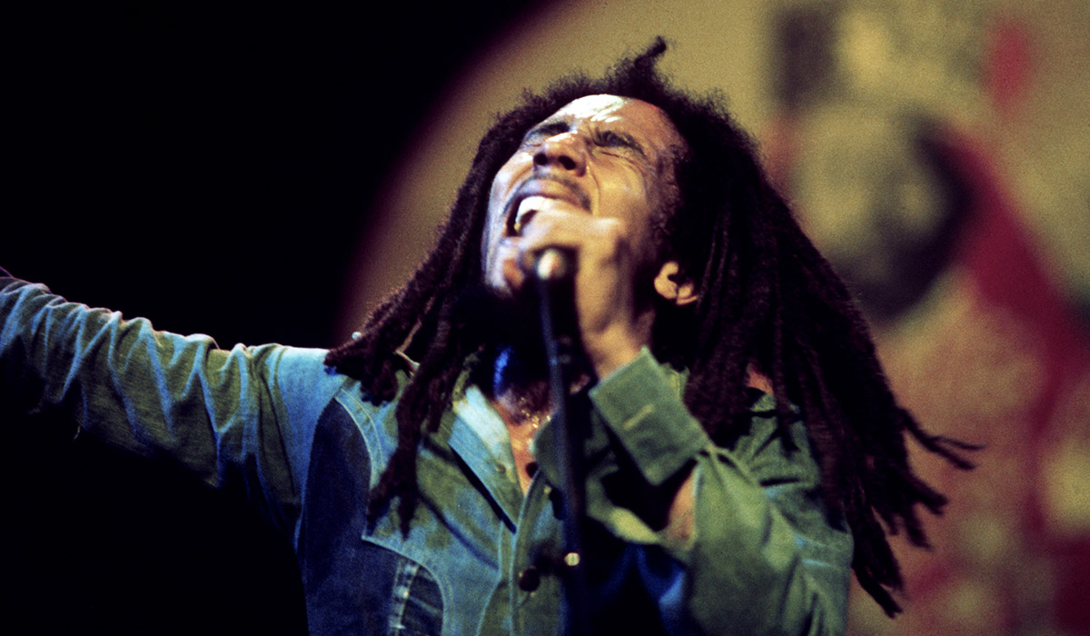 Bob Marley singing