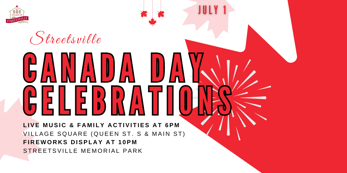 Streetsville Canada Day event poster