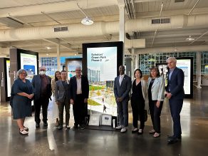 Winners and jury members at the Mississauga Urban Design Awards 