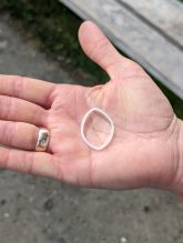 Plastic ring left on the ground