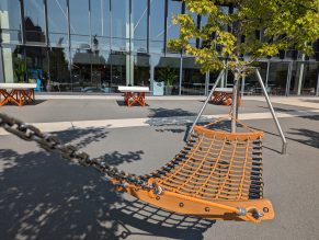 Hammock at a park