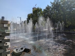 Fountain at a park