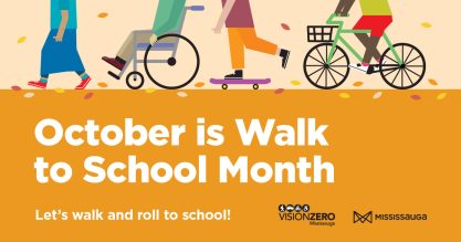 October is Walk to School Month