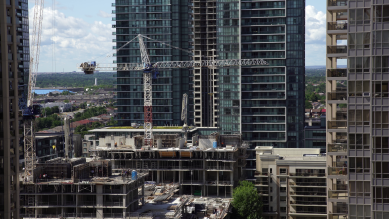 Photo of housing construction in Mississauga