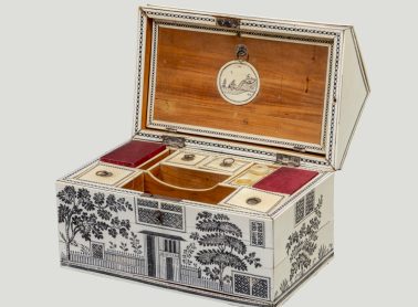 Ivory sewing box